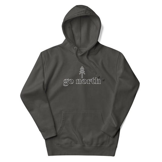 Go North Charcoal Hoodie