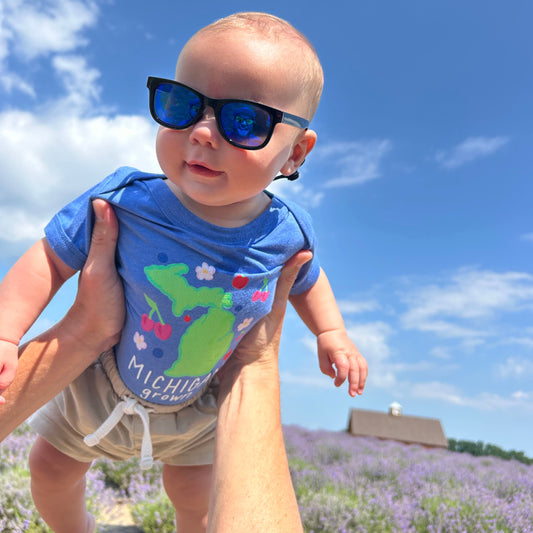 Michigan Grown Fruit Onesie