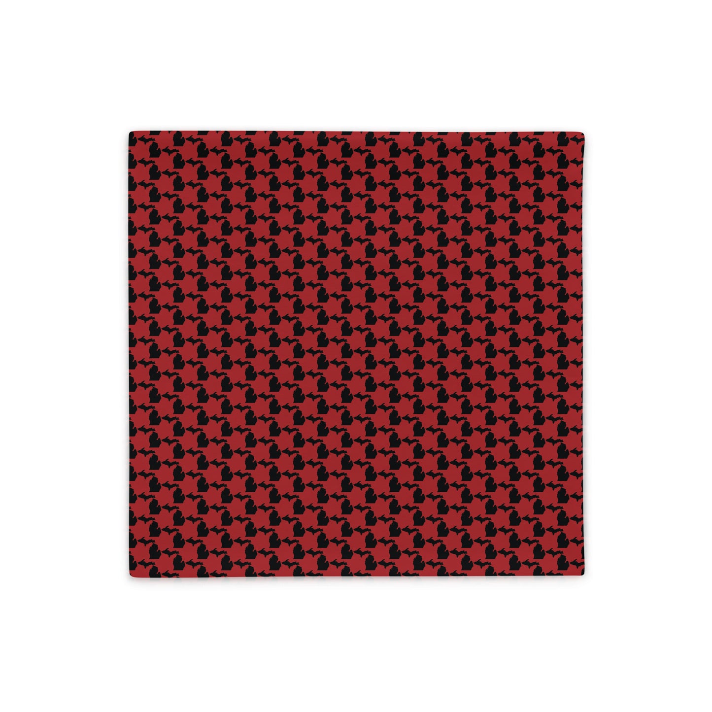 Michigan Houndstooth Throw Pillowcase